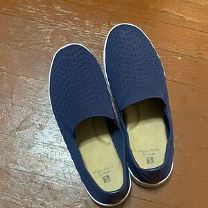 White Mountain Men's Dark Blue Loafers